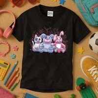 Stuffed Animals Trio Kids T-Shirt thumb 3
