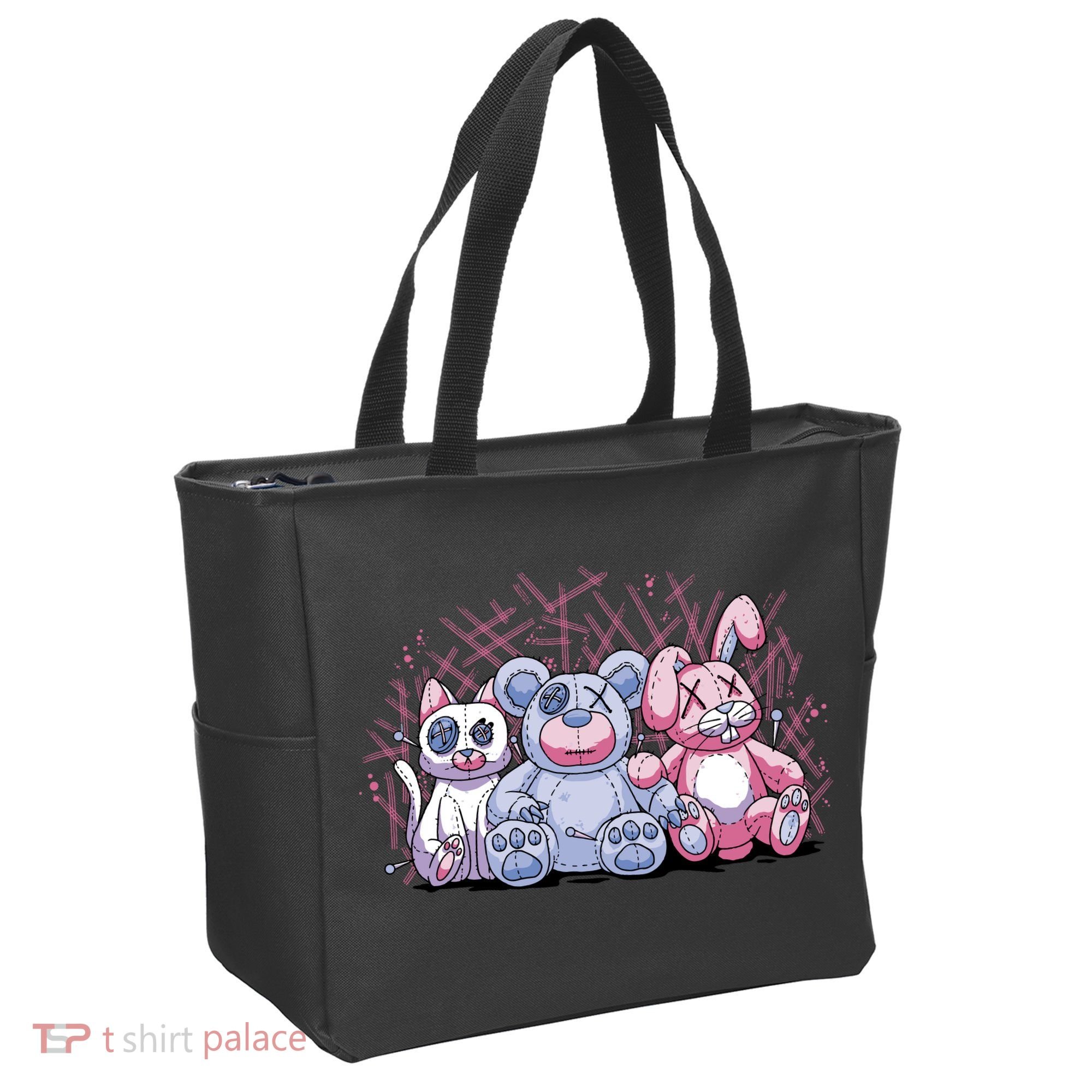 Stuffed Animals Trio Tote Bag