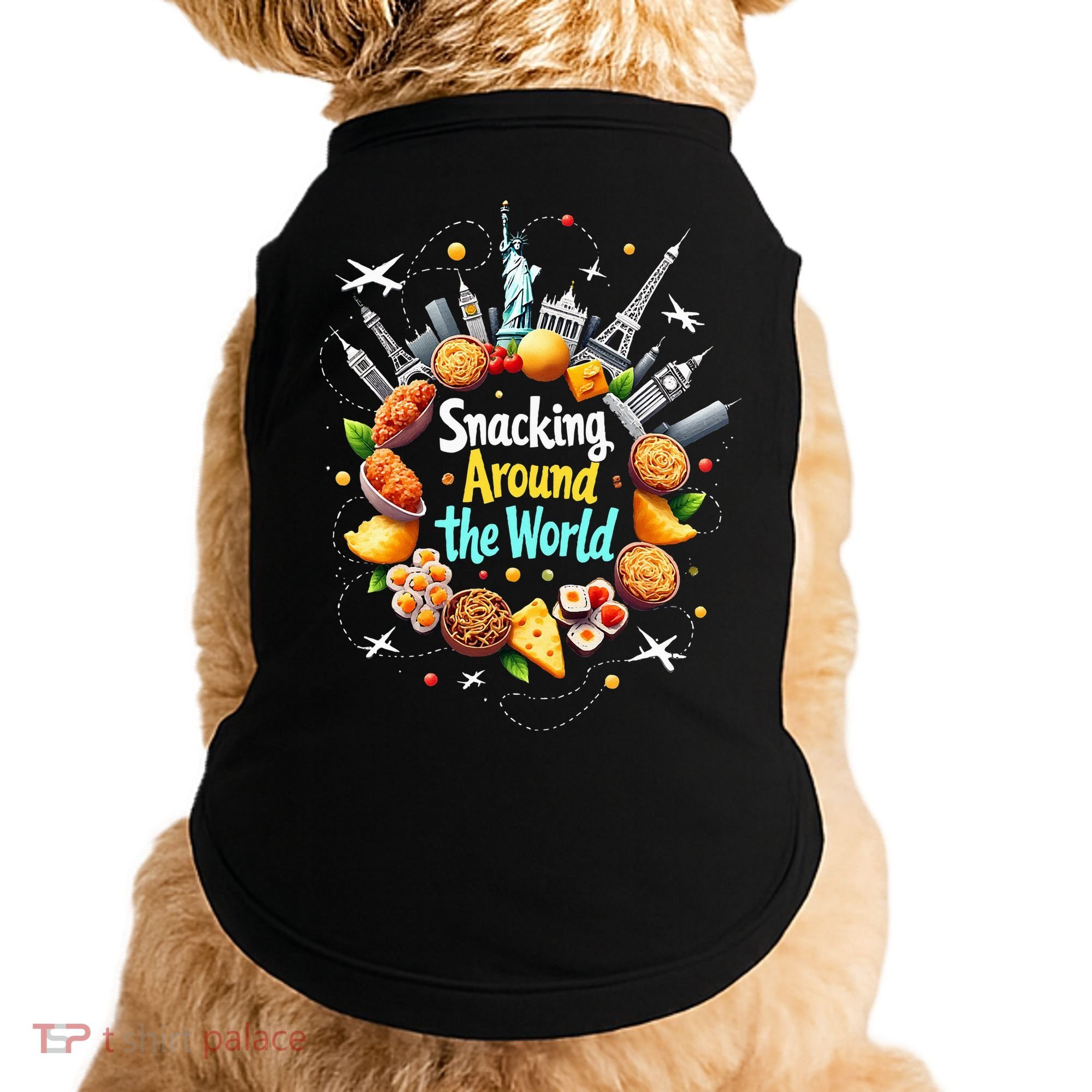 Snacking Around The World Fast Food Travel Doggie Tank