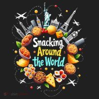 Snacking Around The World Fast Food Travel Beanie thumb 2