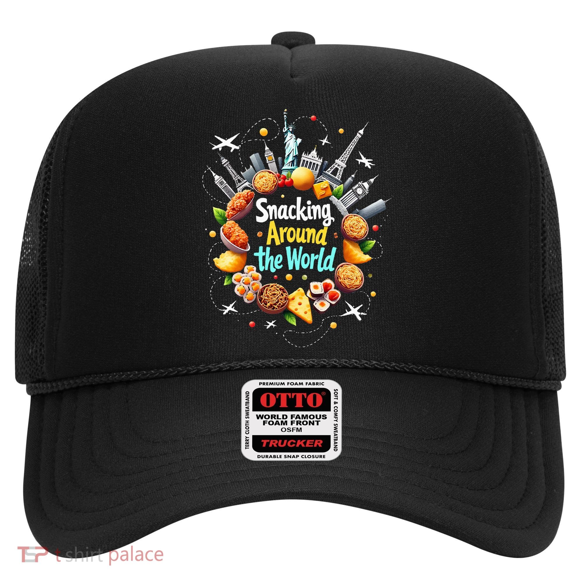 Snacking Around The World Fast Food Travel Hat