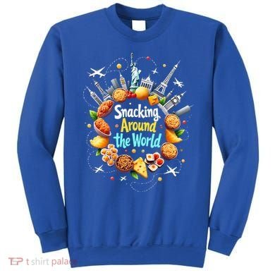 Snacking Around The World Fast Food Travel Sweatshirt