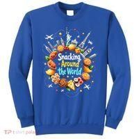 Snacking Around The World Fast Food Travel Sweatshirt thumb 0