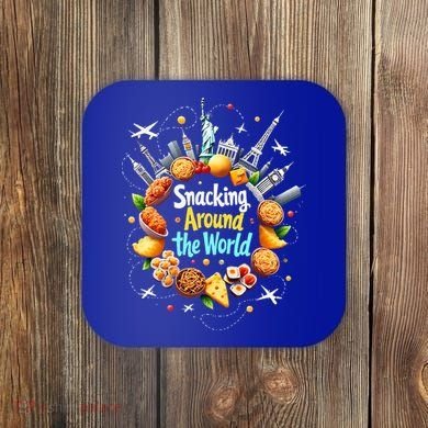 Snacking Around The World Fast Food Travel Coaster