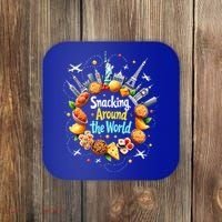 Snacking Around The World Fast Food Travel Coaster thumb 0