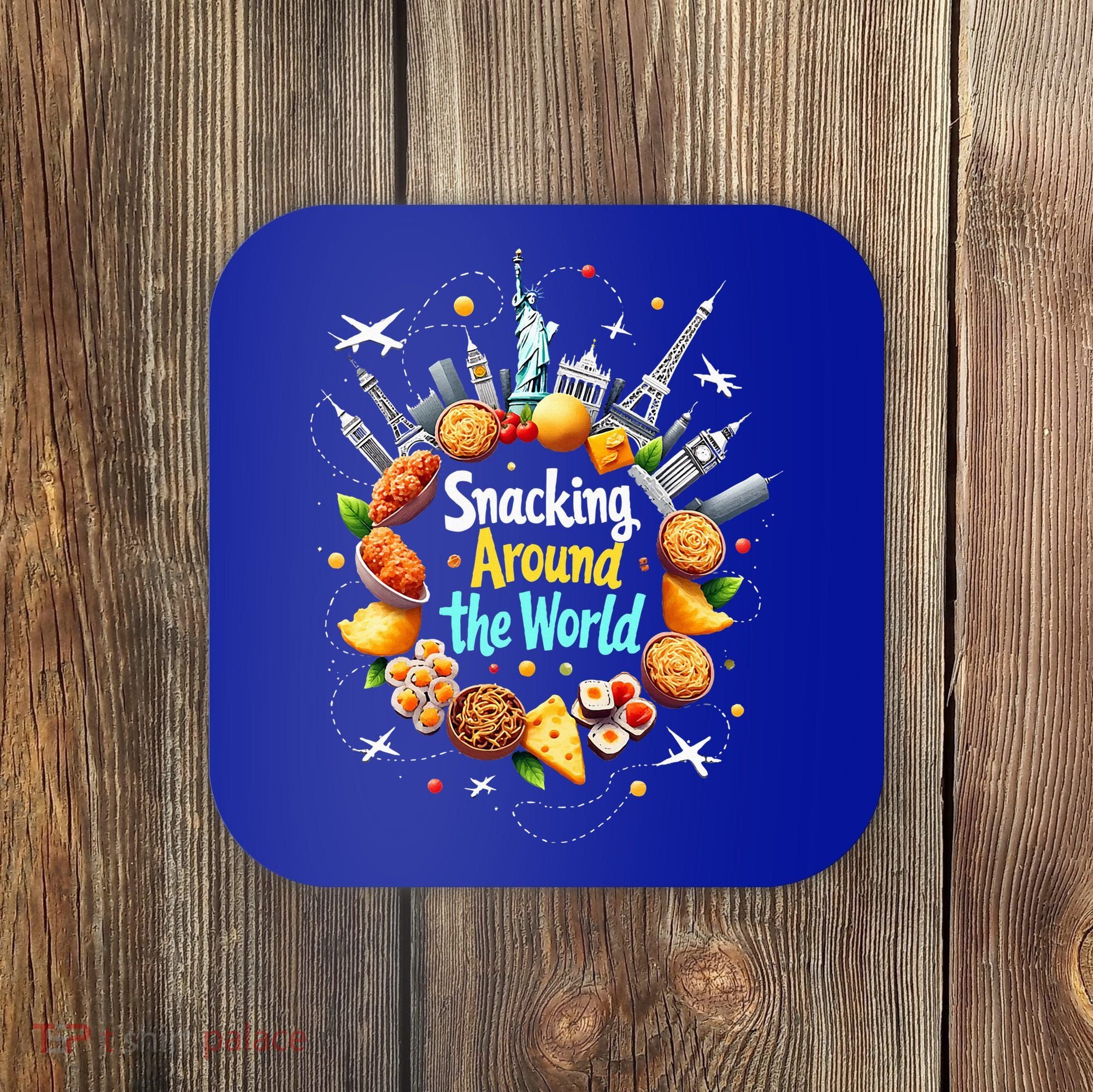 Snacking Around The World Fast Food Travel Coaster