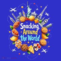 Snacking Around The World Fast Food Travel Baby Bodysuit thumb 2