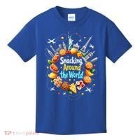 Snacking Around The World Fast Food Travel Kids T-Shirt thumb 0