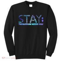 Suicide Awareness Tomorrow Needs You Semicolon Prevention Sweatshirt thumb 0