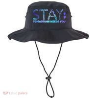 Suicide Awareness Tomorrow Needs You Semicolon Prevention Bucket Hat thumb 0
