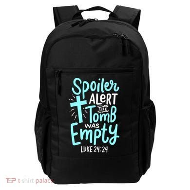 Spoiler Alert Tomb Was Empty Easter Religious Christian Gift Backpack