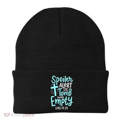 Spoiler Alert Tomb Was Empty Easter Religious Christian Gift Beanie