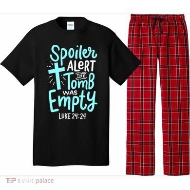 Spoiler Alert Tomb Was Empty Easter Religious Christian Gift Pajama Set