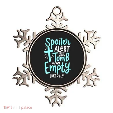 Spoiler Alert Tomb Was Empty Easter Religious Christian Gift Ornament