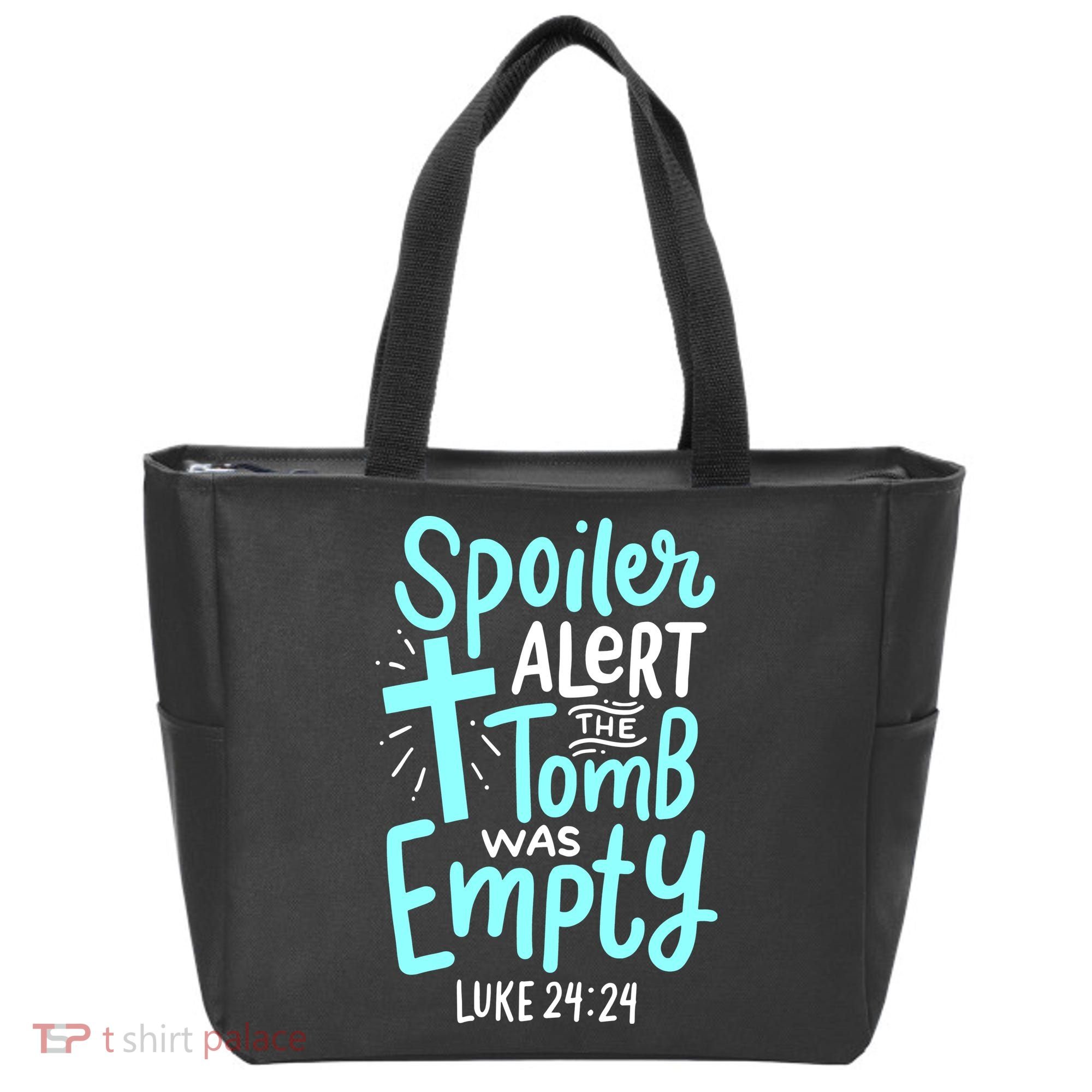 Spoiler Alert Tomb Was Empty Easter Religious Christian Gift Tote Bag