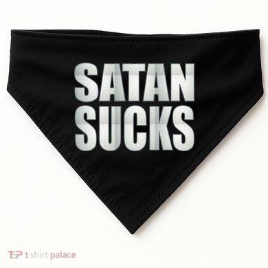 Satan Sucks USA-Made Doggie Bandana