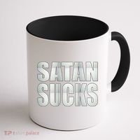 Satan Sucks Coffee Mug thumb 1