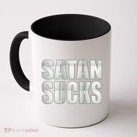 Satan Sucks Coffee Mug thumb 0