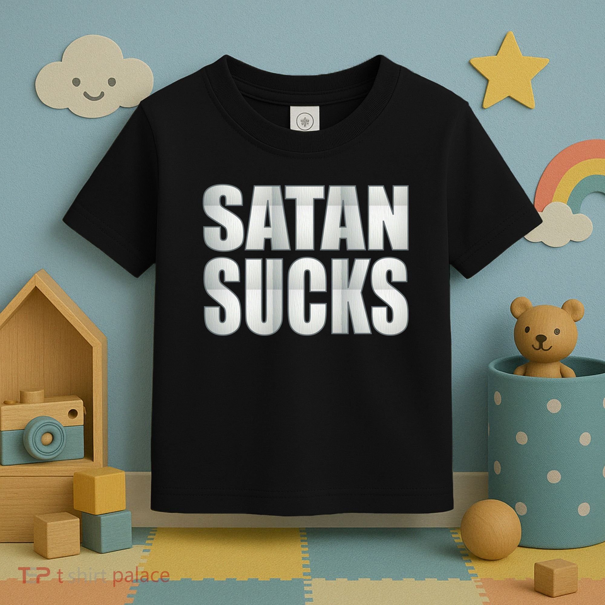 Satan Sucks Toddler T-Shirt