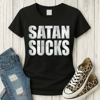 Satan Sucks Women's T-Shirt thumb 3