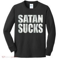 Satan Sucks Kids Long Sleeve Shirt thumb 0