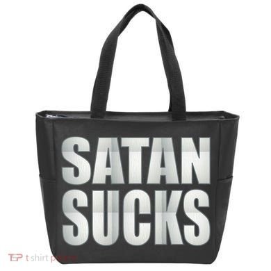 Satan Sucks Tote Bag