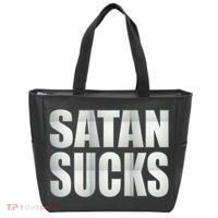 Satan Sucks Tote Bag thumb 0
