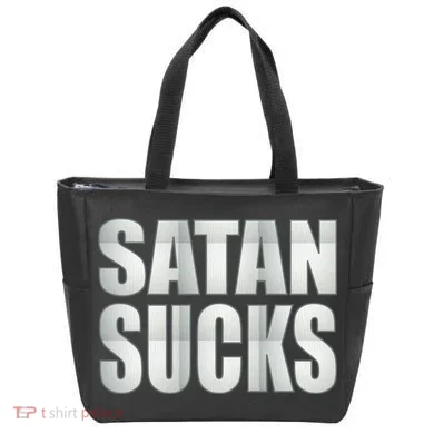 Satan Sucks Tote Bag