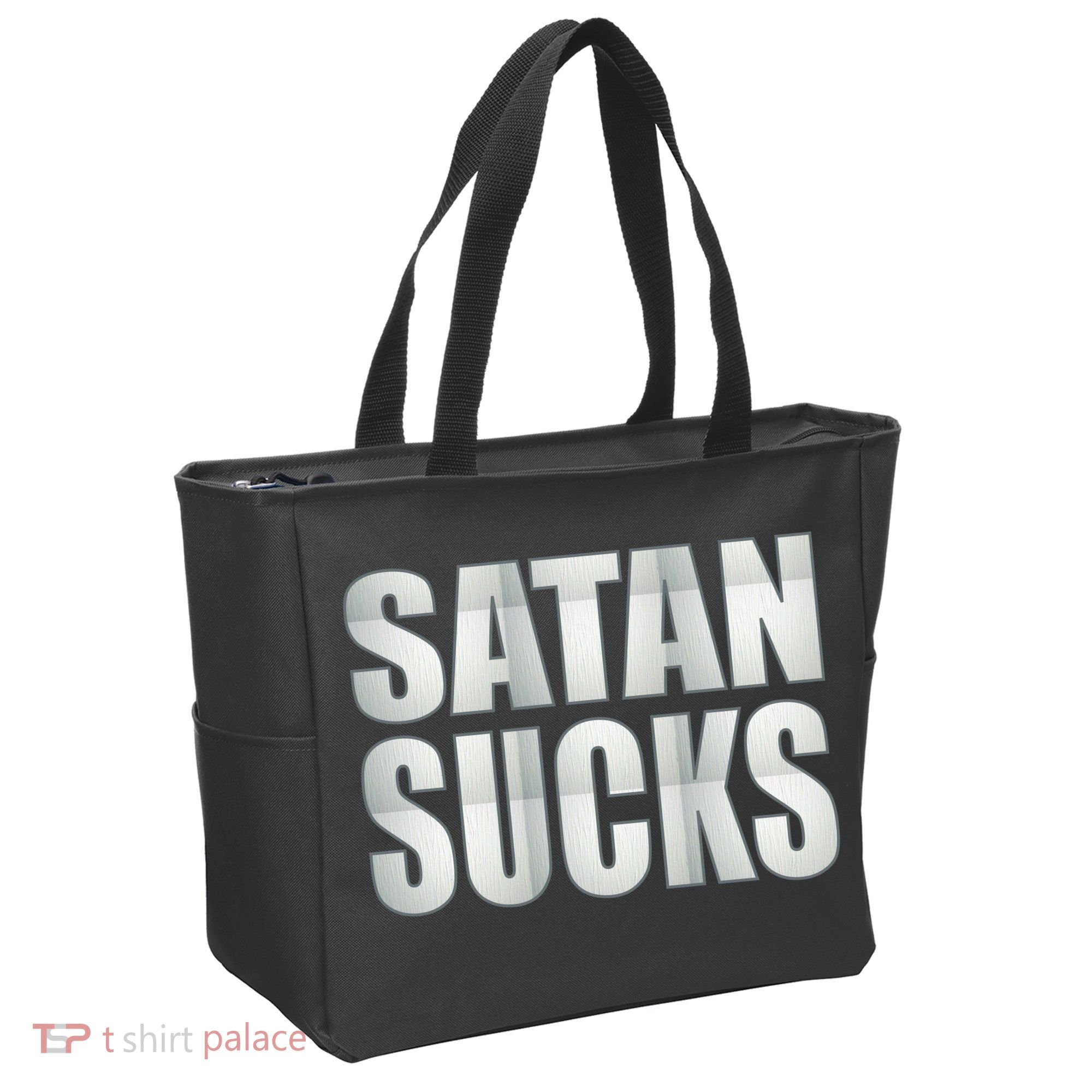 Satan Sucks Tote Bag