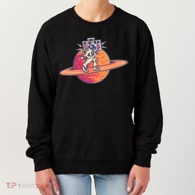 Saturn Astronaut Music Women's Sweatshirt