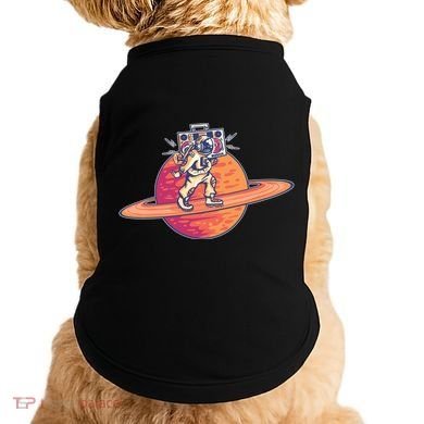 Saturn Astronaut Music Doggie Tank