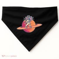 Saturn Astronaut Music USA-Made Doggie Bandana thumb 0