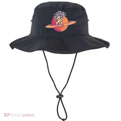 Saturn Astronaut Music Bucket Hat