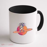 Saturn Astronaut Music Coffee Mug thumb 1