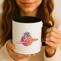 Saturn Astronaut Music Coffee Mug thumb 3