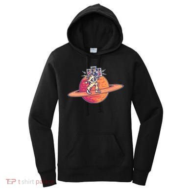 Saturn Astronaut Music Women's Hoodie