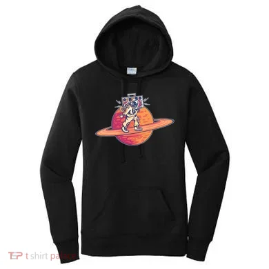 Saturn Astronaut Music Women's Hoodie