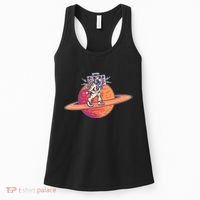 Saturn Astronaut Music Women's Tank Top thumb 0