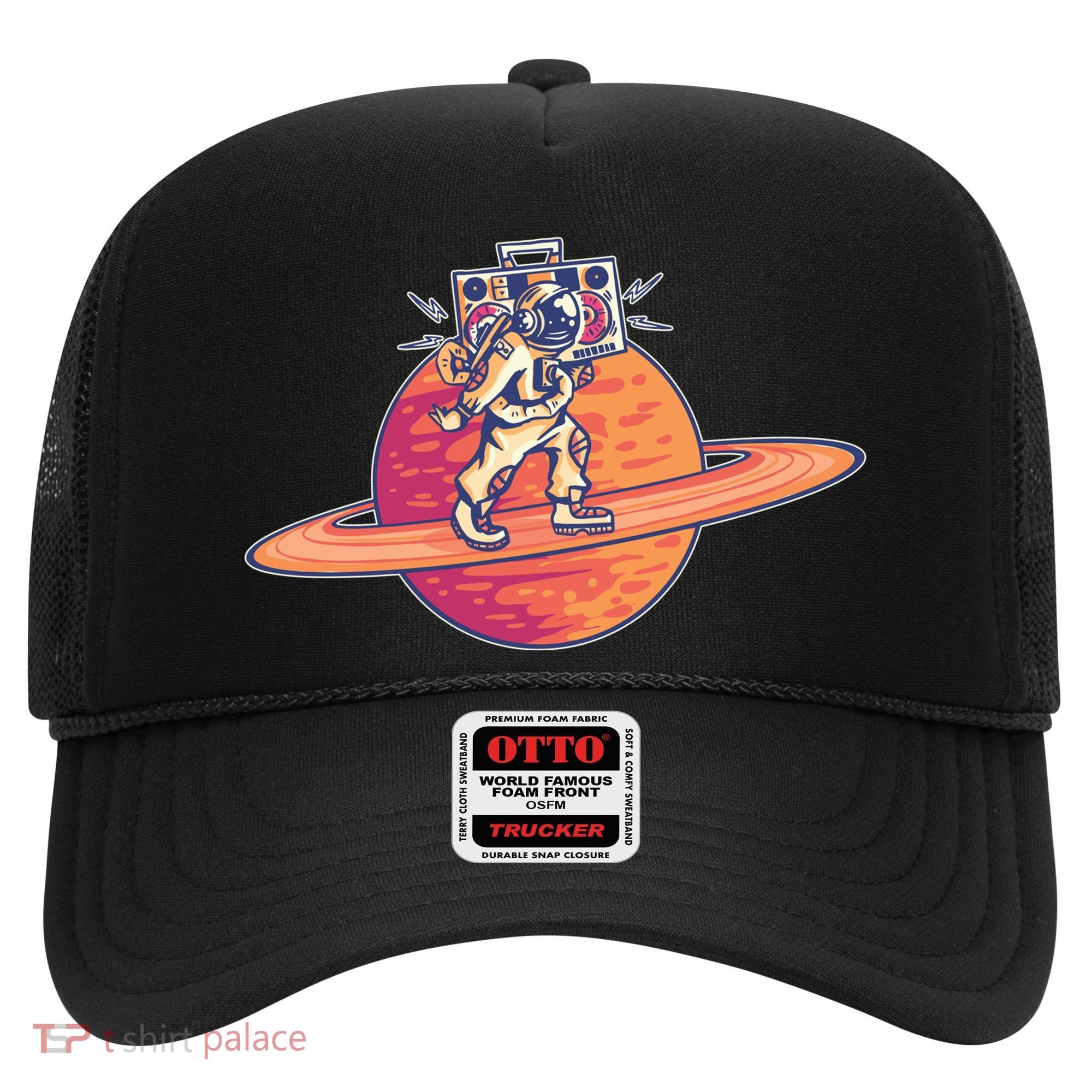 Saturn Astronaut Music Hat