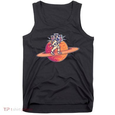Saturn Astronaut Music Tank Top