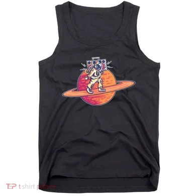 Saturn Astronaut Music Tank Top