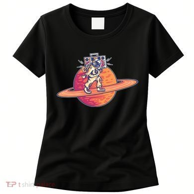 Saturn Astronaut Music Women's T-Shirt
