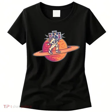 Saturn Astronaut Music Women's T-Shirt
