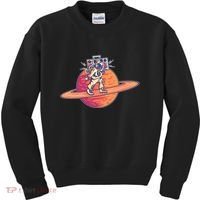 Saturn Astronaut Music Kids Sweatshirt thumb 0