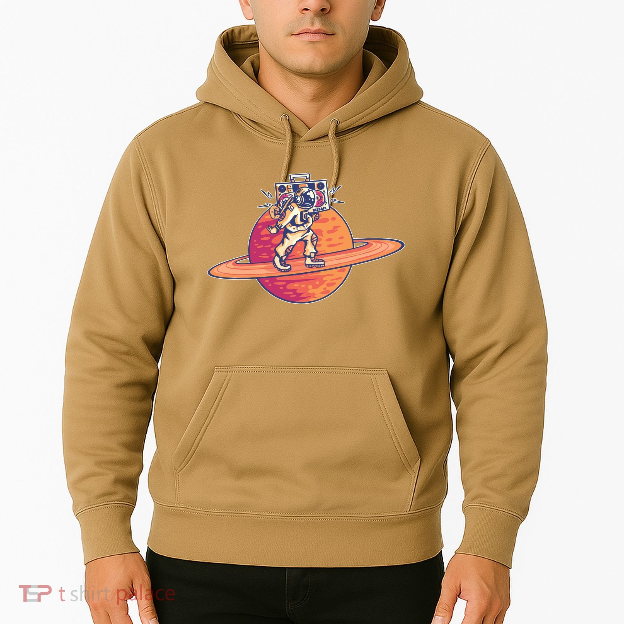 Saturn Astronaut Music Hoodie