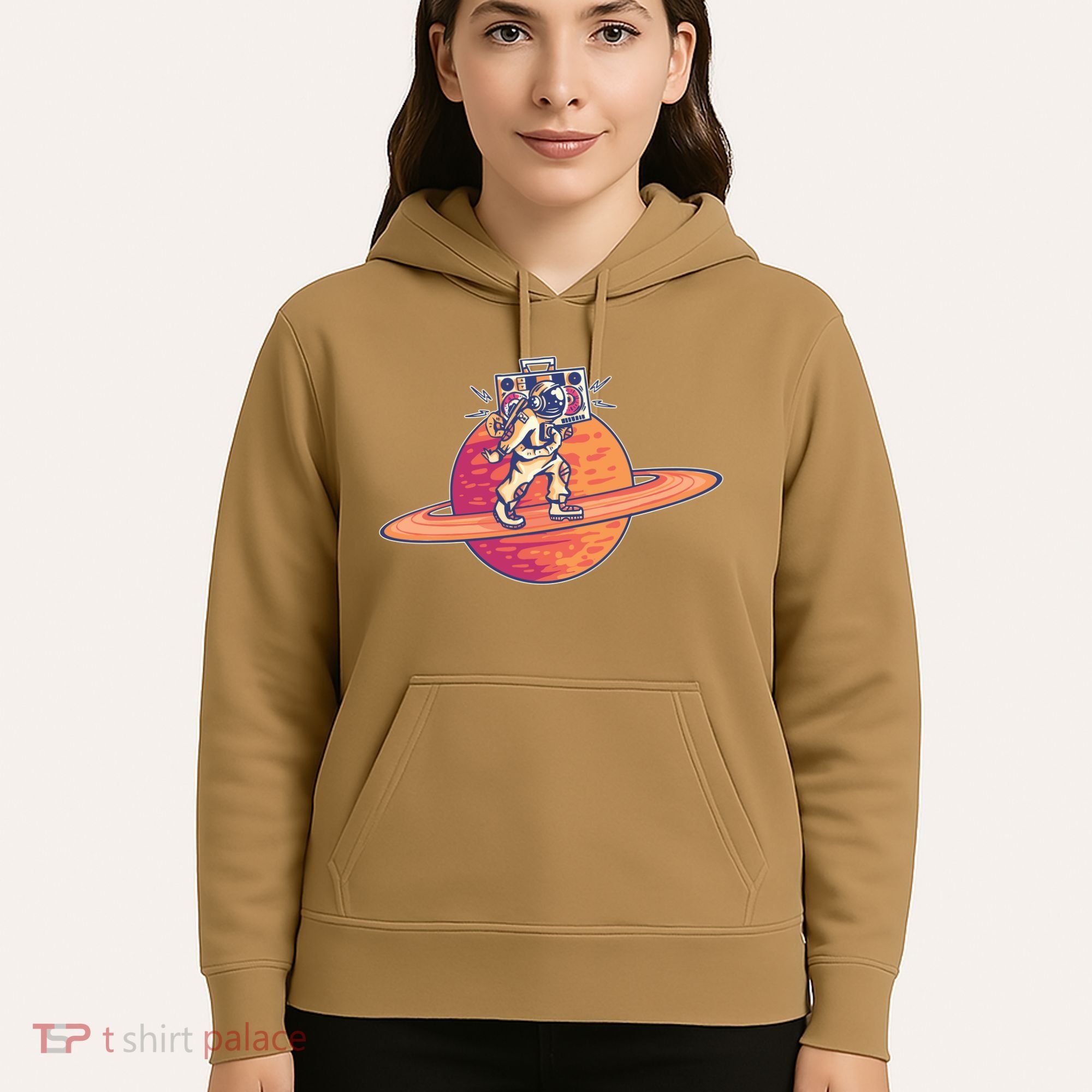 Saturn Astronaut Music Hoodie