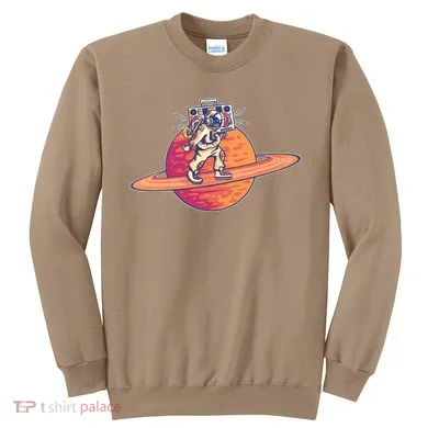 Saturn Astronaut Music Sweatshirt