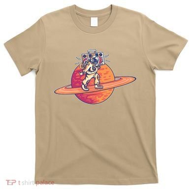 Saturn Astronaut Music T-Shirt