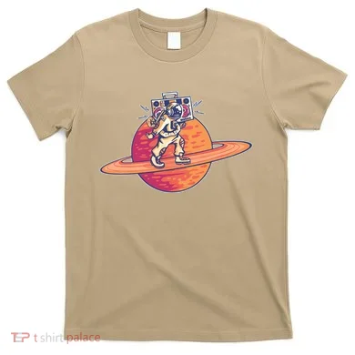 Saturn Astronaut Music T-Shirt