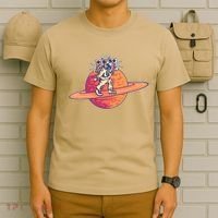 Saturn Astronaut Music T-Shirt thumb 6